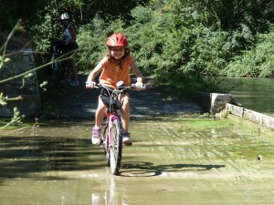 Mila dans l'apres midi, toujours en forme roule sur l'eau.