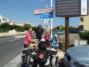 Enfin le panneau Valras-Plage :-D